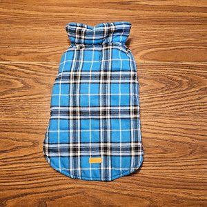 Kuoser Plaid Flannel Dog Coat Size Large